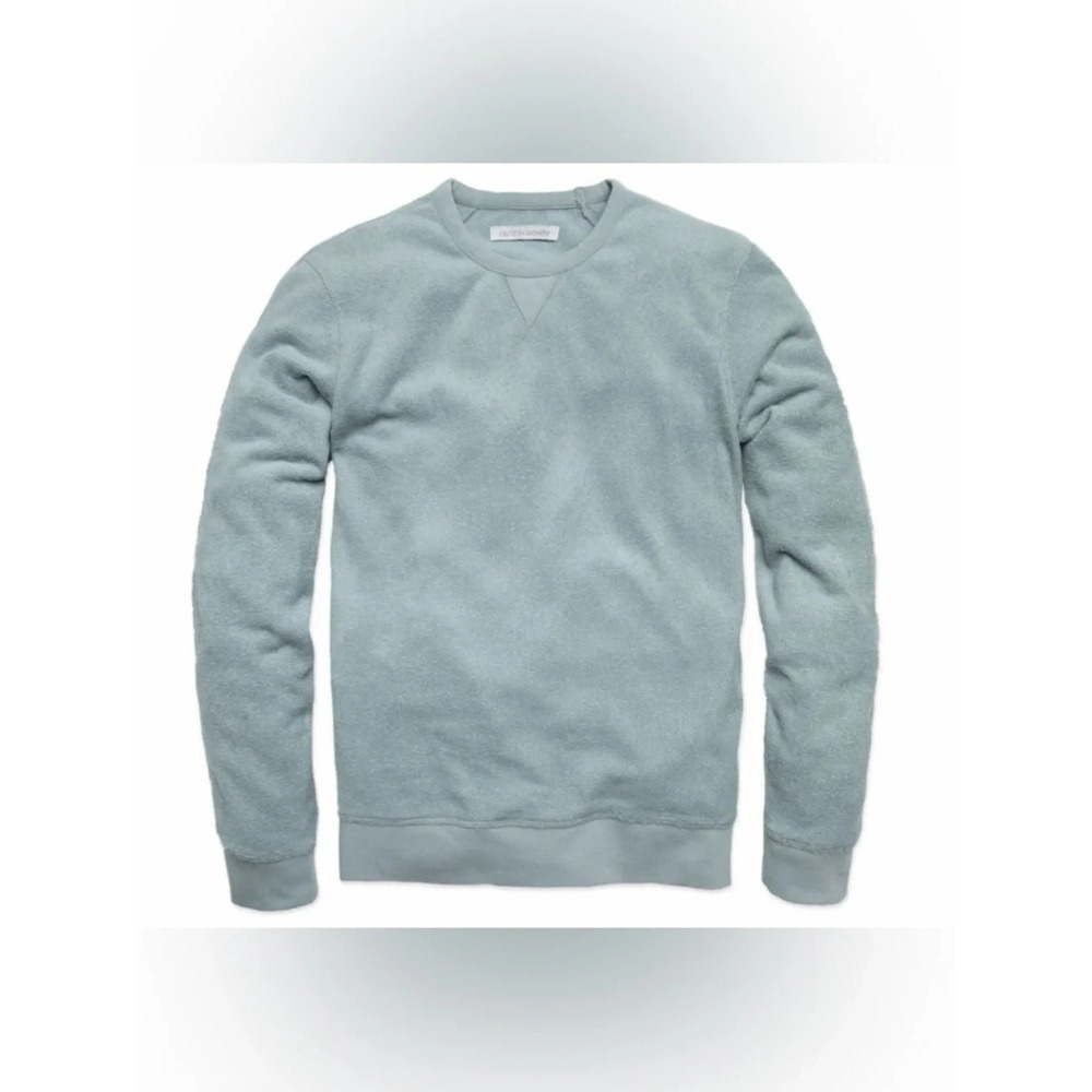 Outerknown Hightide Crew Pullover Sweatshirt in Ash Blue